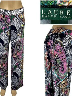 vintage Ralph Lauren paisley pants PM